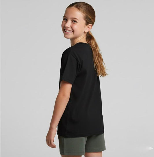 Youth Blessed 24/7 with wings – Staple Tee sz 8-16- Black