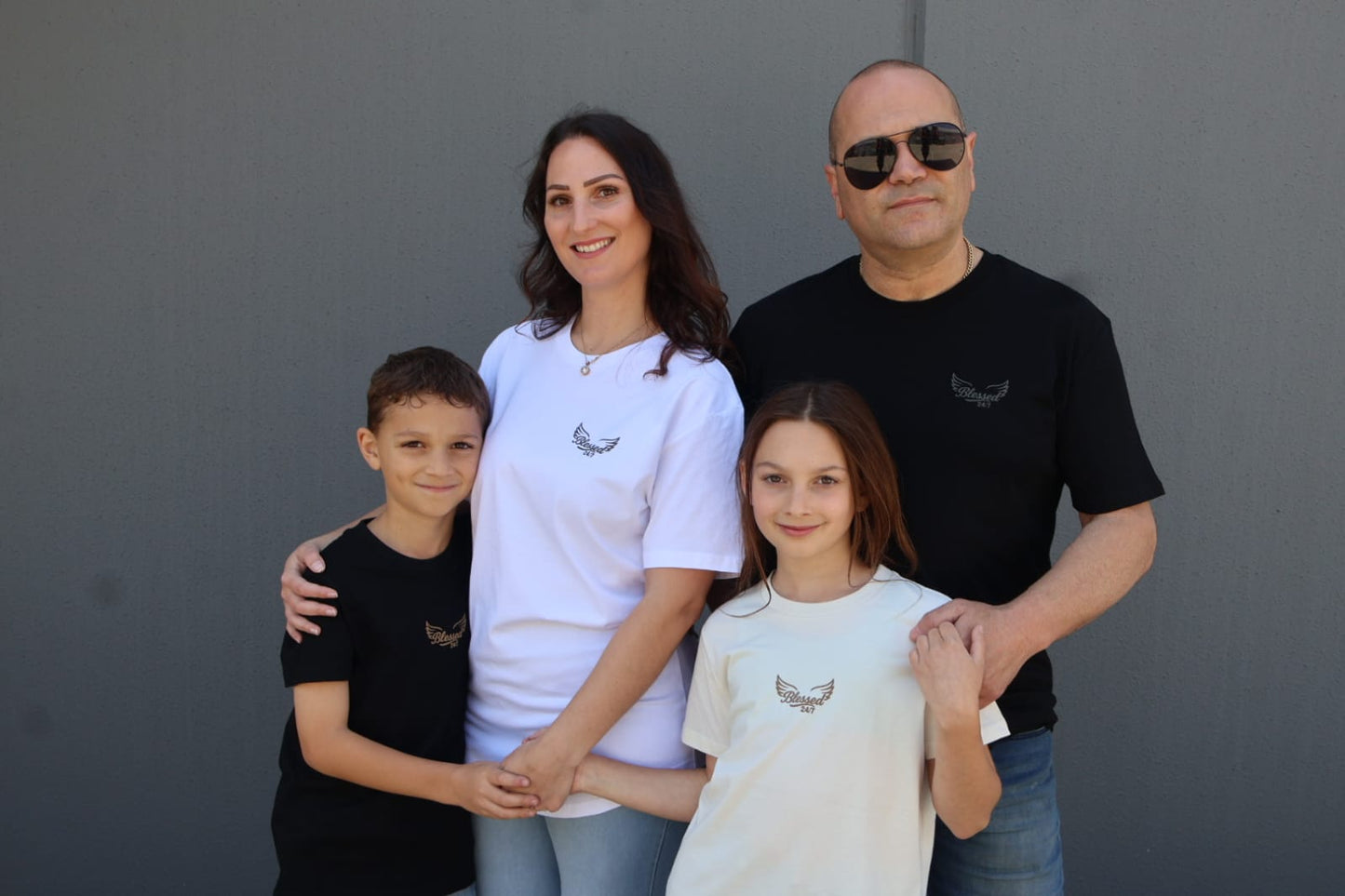 Jesus' Cross of Affirmations Tee - (Unisex) White