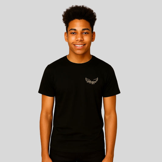 Faith Over Fear Youth Tee Unisex sz 8-16 - Black