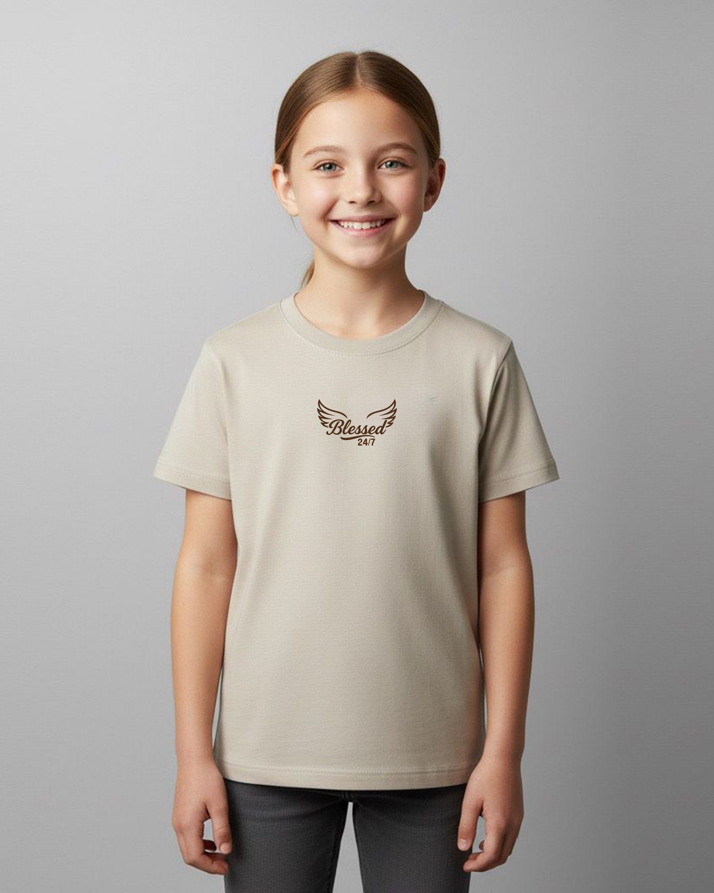 Dove of Peace – Youth Blessing Tee Soft Ivory sz 8-16 (Unisex)
