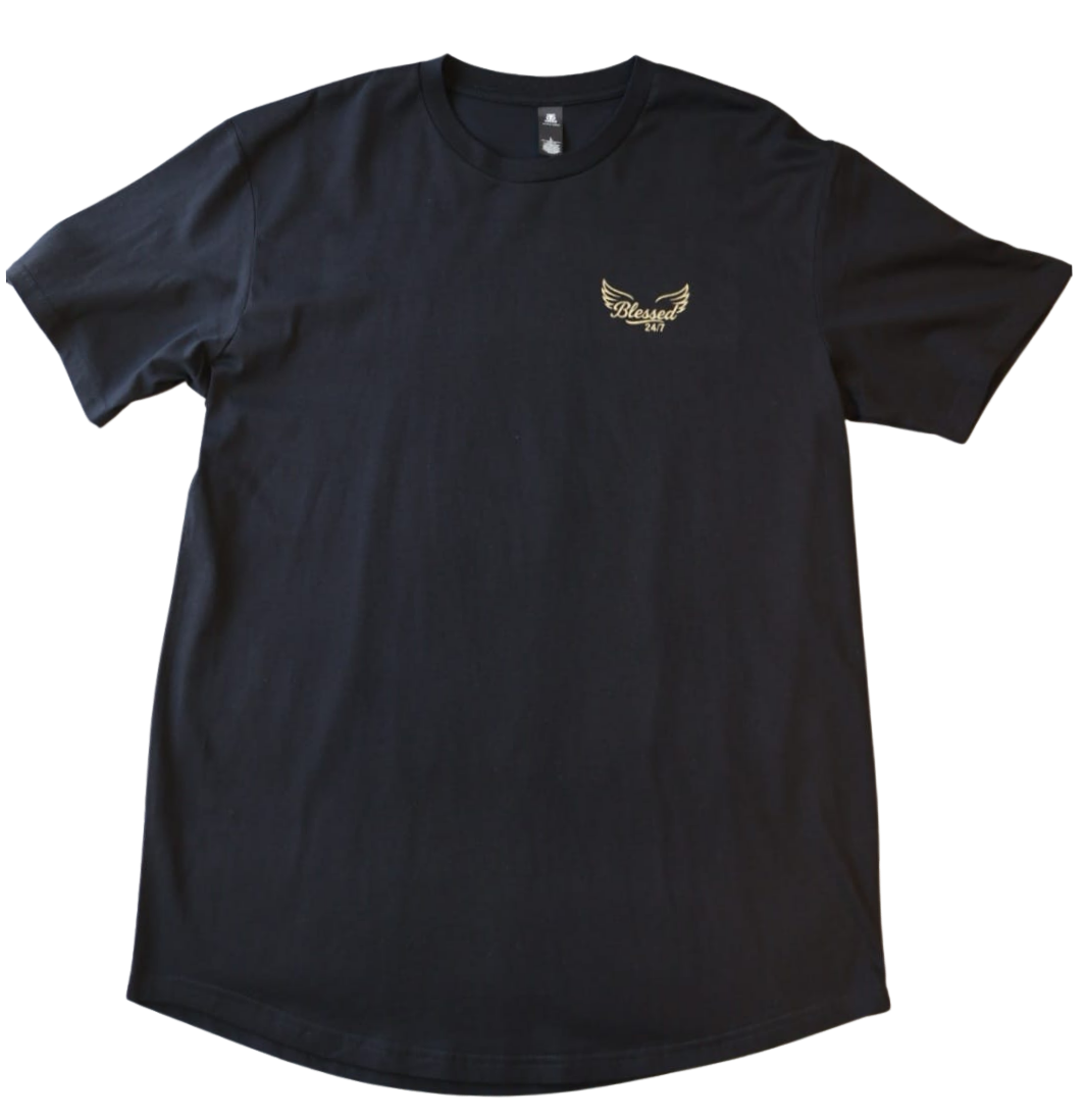 Faith Over Fear Curve Tee Unisex - Black