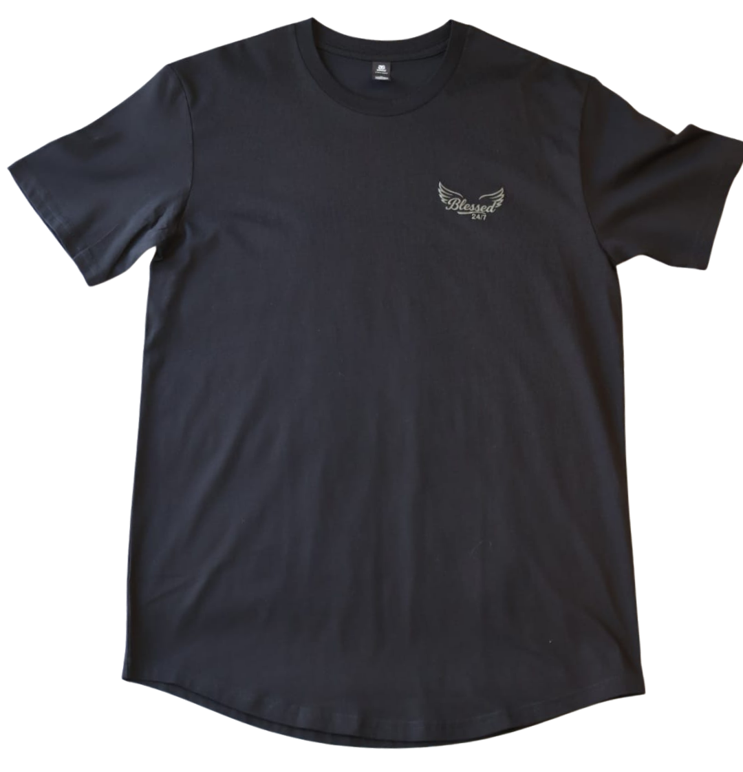 Jesus' Cross of Affirmations Tee - (Unisex) Black