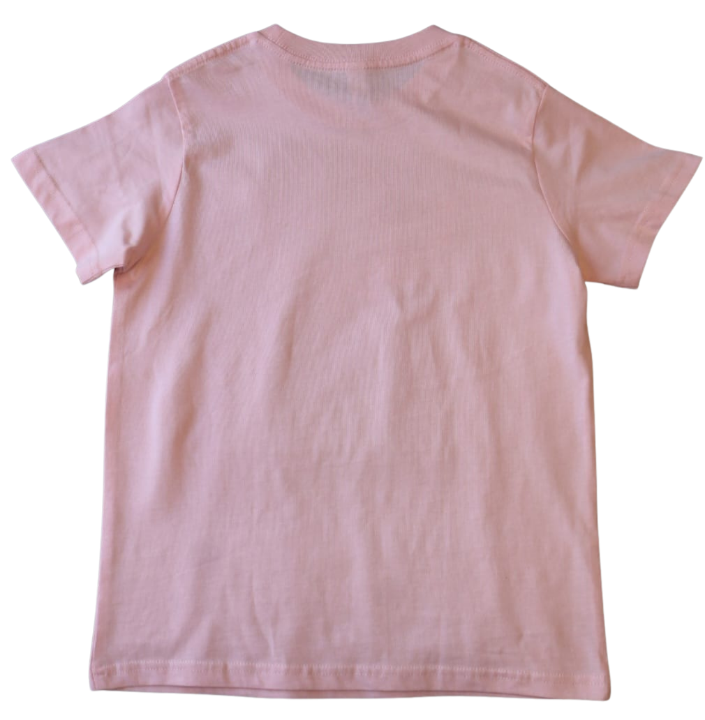 Womans Blessed 24/7 with Wings, Maple Tee – light Pink