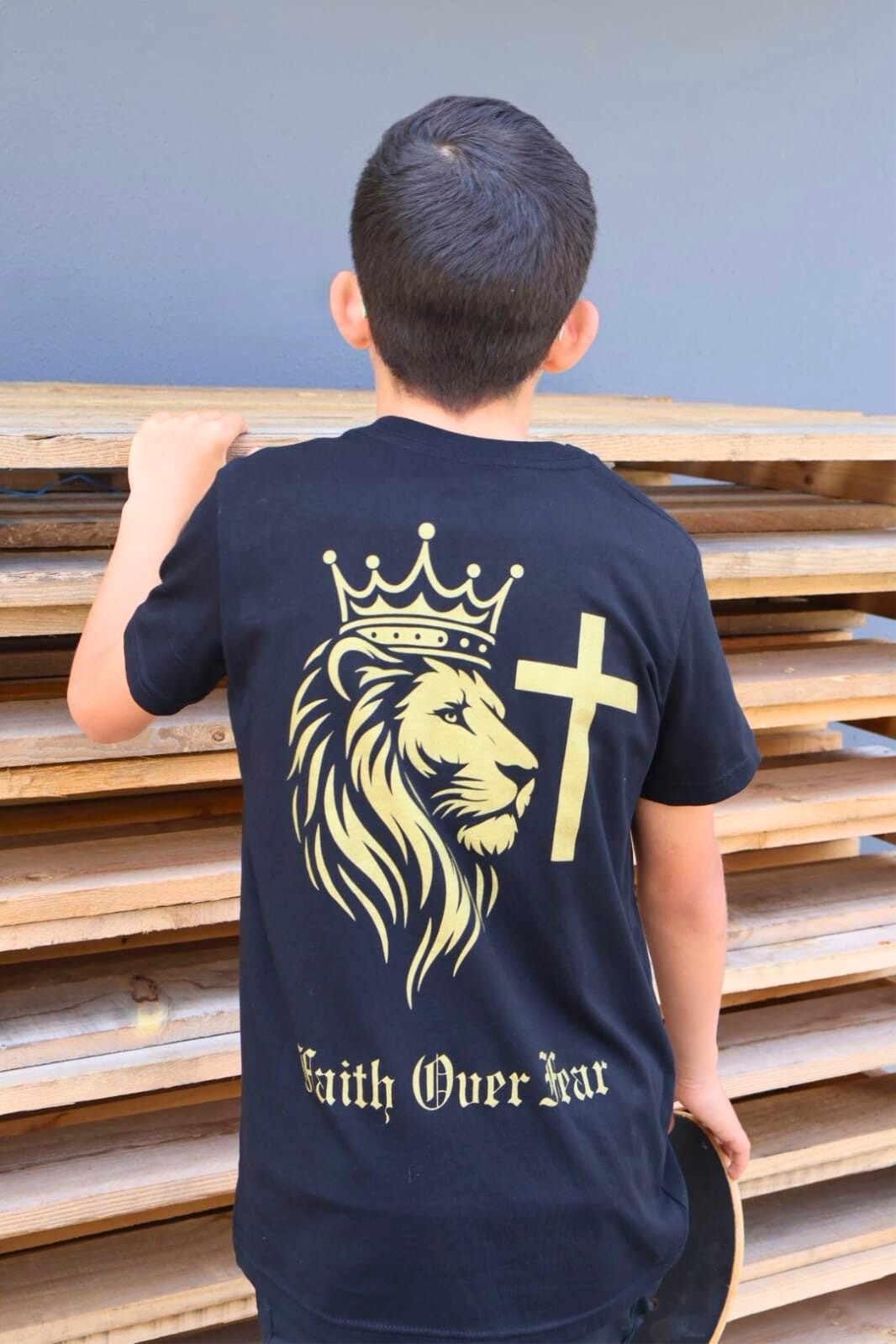Faith Over Fear Youth Tee – 100% cotton